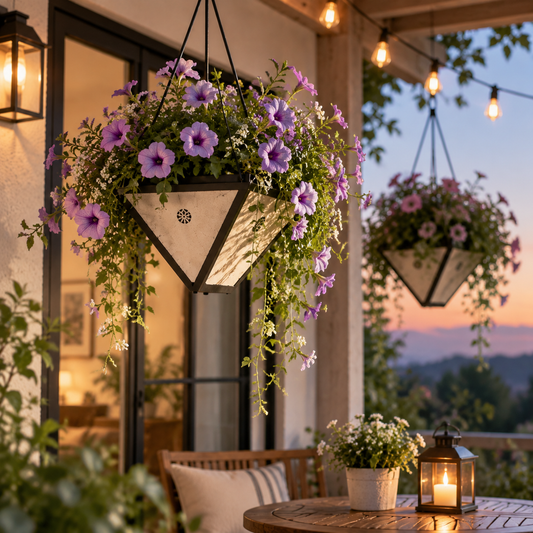 Indoor Hanging Planter with Modern Design