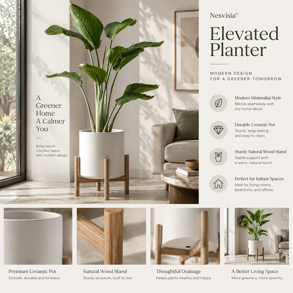 Elevate Floor Planter