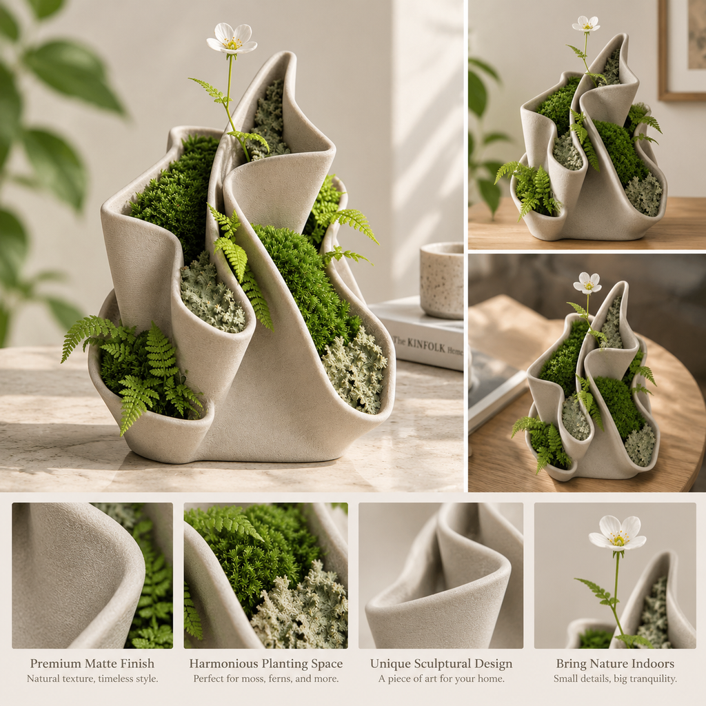 NatureForm Sculptural Planter