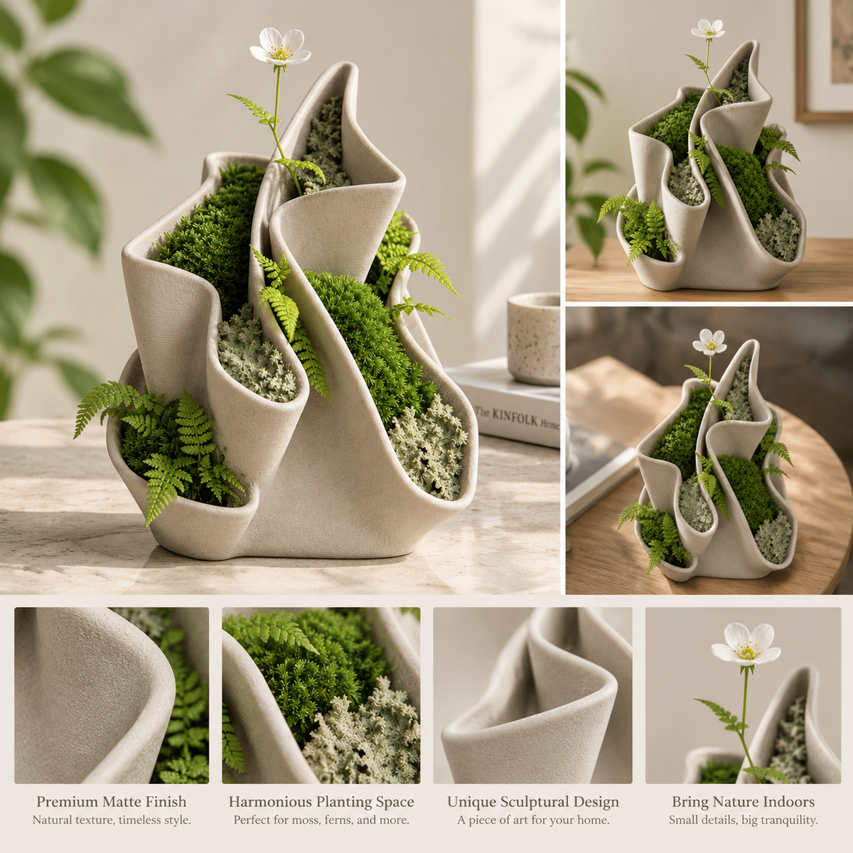NatureForm Sculptural Planter